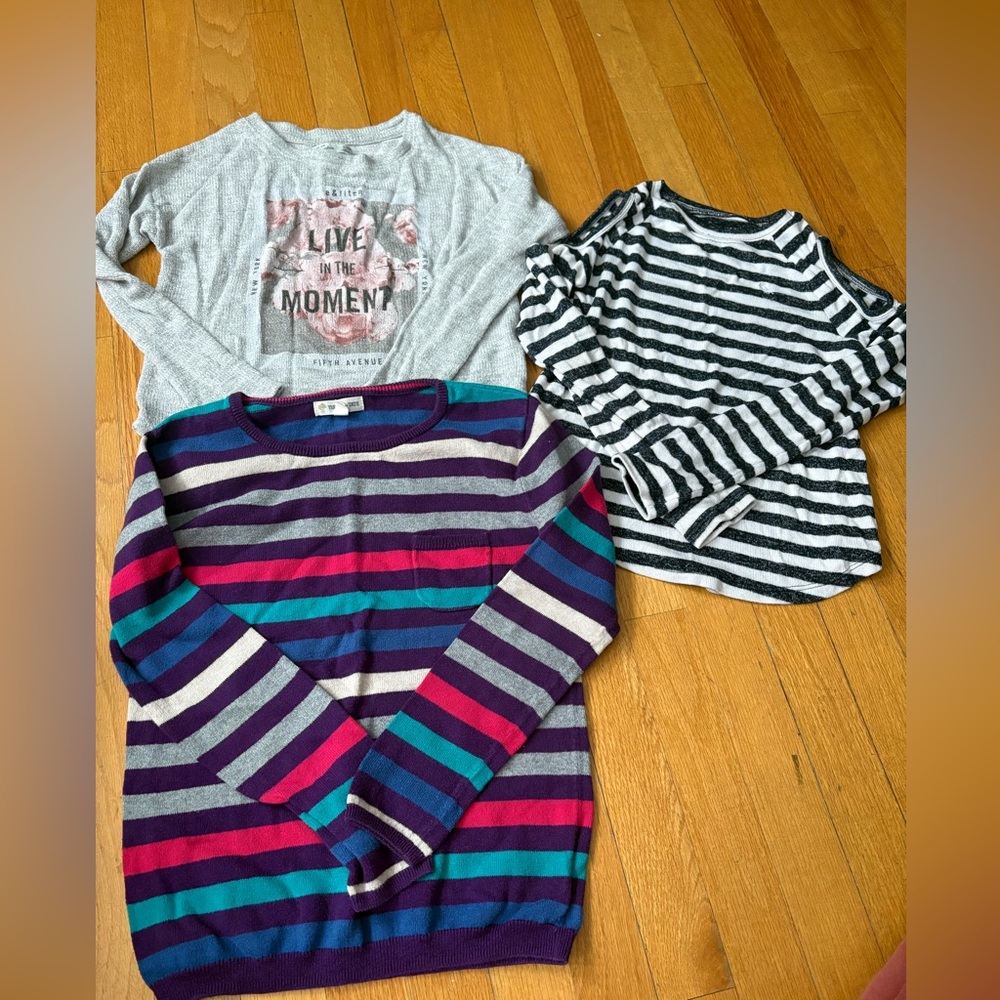 Brand sweaters size 7/8-10/12
